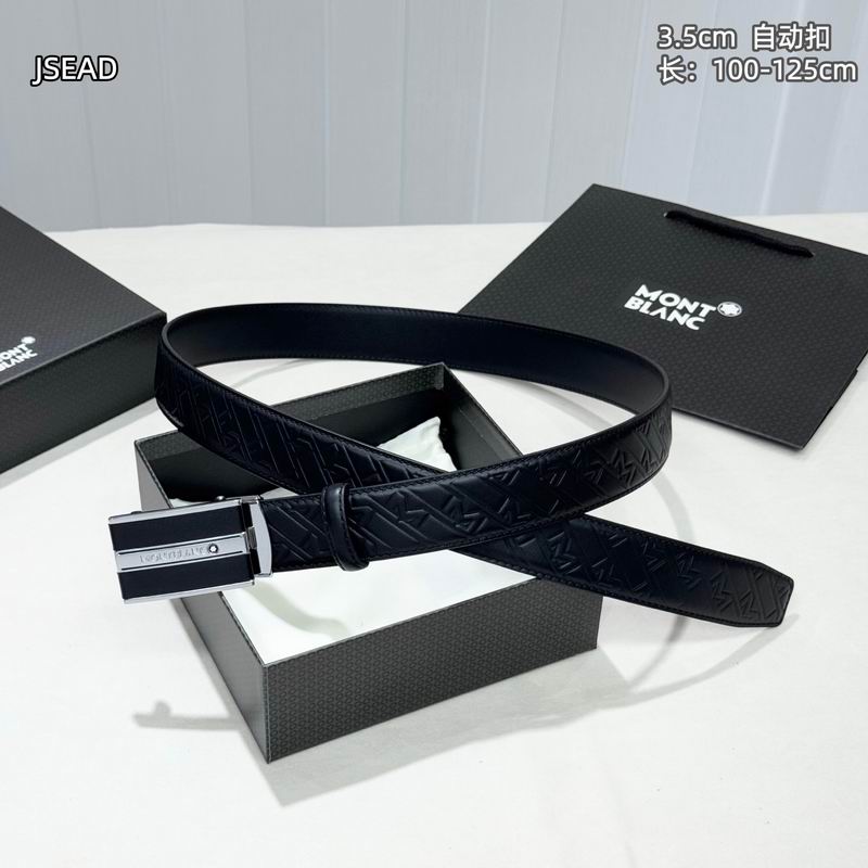 Montblanc belt 35mm（自动扣）X100-125cm 8L93